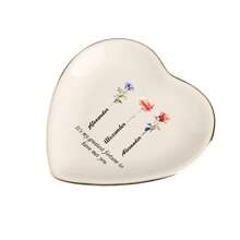 1PC Personalized Birth Flower Jewelry Dish, If Sister Were Flowers I'd Pick You, Best Friend Gift, Birthday Gift For Bestie, Christmas Gift Back To School - White Gold - View 11