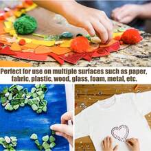 Puntos adhesivos de globos de Halloween y Navidad, puntos adhesivos doble cara, limpieza, adhesivos desprendibles e invisibles para manualidades, decoraciones de fiesta de globos para días festivos - Multicolor - Ver 12