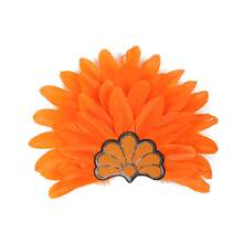 1 件女士羽毛头饰羽毛亮片头饰狂欢节头饰服装歌舞女郎配饰，万圣节