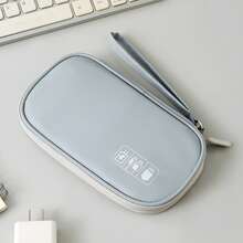 Customized Text Light Travel Film Handheld Data Bag Travel Mini Data Cable Storage Bag Power Bank Earphone Storage Bag