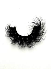 New 12 Pairs Manga Lashes Messy EyeLashes Faux Mink Eyelashes Fluffy Natural Full False Eyelashes Thick False Eyelashes Curling Wispy False Eyelashes Volumized Cat Eye Lashes Cosplay Travel Holiday Parties Essentials Makeup For Various Occasions - 黑色 - 查看 8