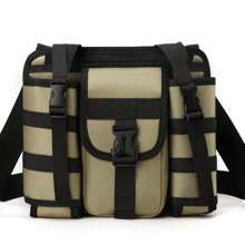 新款男士旅行背包户外休闲雨伞水壶包多功能大容量单肩斜挎包