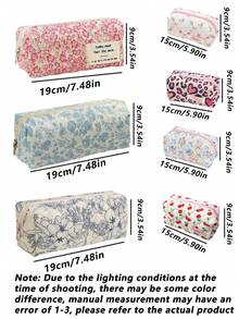 1个大容量铅笔盒，公寓必备，女士节日及生日礼物，教师文具收纳盒，办公用品收纳盒，不褪色笔筒，桌面收纳配件，学校教室用品，可爱办公文具 - 彩色 - 查看 4