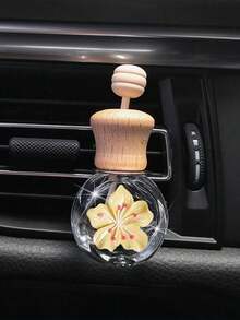 1 pièce Bouteille de parfum vide de sortie d'air de voiture, décoration de fleur mignonne pour la décoration de voiture - Taille Unique - Voir 24