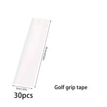 30 片装高尔夫握把胶带超强粘性双面握把胶带贴纸，用于重新固定高尔夫球杆 - 彩色 - 查看 1