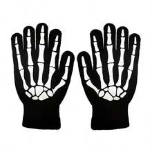 一套最佳角色扮演服装，包括黑色长披风、骷髅手套和道具镰刀，适合圣诞节、愚人节和其他派对活动的服装设计。 - 彩色 - 查看 16