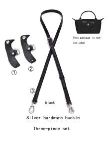 钱包带手提包斜挎可调节肩带转换包带及配件可自由更换搭配 - 黑色 - 查看 16