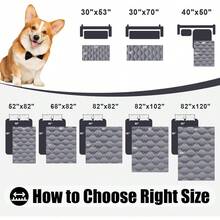 Smiry Waterproof Dog Bed Cover Blanket Soft Reversible Pet Blanket Washable Leakproof Cats Dogs Couch Cover For Sofa Couch Furniture 30x70 Inch Grey Dark Grey Qwe