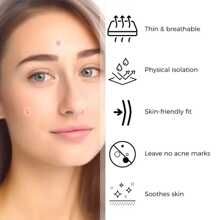 720 parches para acné y granos - Sin alcohol, sin parabenos, sin fragancias, parche limpiador de poros con adhesivo fuerte, apto para todos los tonos de piel clara, incluyendo piel sensible