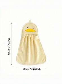 1pc Hanging Hand Towel, Absorbent Washcloth, Baby Hand Towel, Cute Penguin, Duck, Duckling Design Shower Towels For Beaty Salon, Hotel Sports,Home Essentials, Towel, Skin Care - Multicolor - View 3
