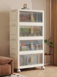 Foldable Wardrobe Closet, Adult Storage Cabinet For Bedroom, No-Assembly Required, Simple Clothes Organizer, Baby Clothes Cabinet