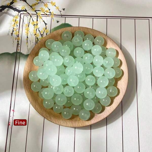 Imitation Jade Stone Beads, DIY Handmade Jewellery Bracelets, Necklaces, Imitation Agate Bead Accessories, Factory Wholesale.