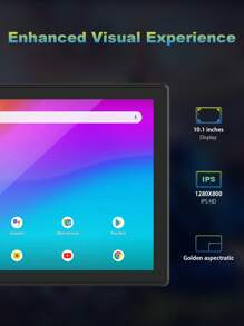 Qetupa 10.1"A29 Android 14 Tablet,MTK 6762 Quad-Core 2.0GHZ,RAM 4GB,ROM 64GB/128GB,1280*800 IPS Touch Screen,5MP+8MP Daul Camera, 6000mAh,802.11ac WIFI 5&BT 5.2
