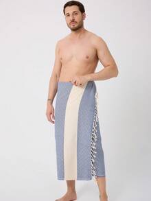 Made In Turkey 95*180cm Large Beach Towel - Soft, Highly Absorbent - Apricot - View 4