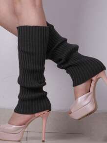 1 par de calentadores de piernas de 40cm color beige, combinables con Uggs, estilo japonés JK, atuendos de primavera, regalo de San Valentín, se pueden usar directamente, plegables y apilables