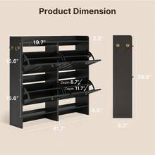 Shoe Storage Box - Black - View 3