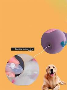 乳胶狗玩具 宠物乳胶发声玩具 - 大象/奶牛造型，橡胶材质，互动式狗狗咀嚼玩具，非常适合玩耍和缓解狗狗出牙期不适，室内外皆宜，让小狗快乐玩耍的宠物玩具 - 彩色 - 查看 10