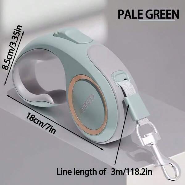 PETZ 3M & 5M Retractable Pet Leash, Upgraded Nylon/PP Material, Non-Slip Handle & One-Click Lock System, Anti-Escape Design For Safety, Suitable For Medium & Small Dogs, Lightweight & Portable For Daily Walks, Travel & Adventure, Single Pack Meets Various Walking Needs | Wedding Season | Independence Day Holiday Gift