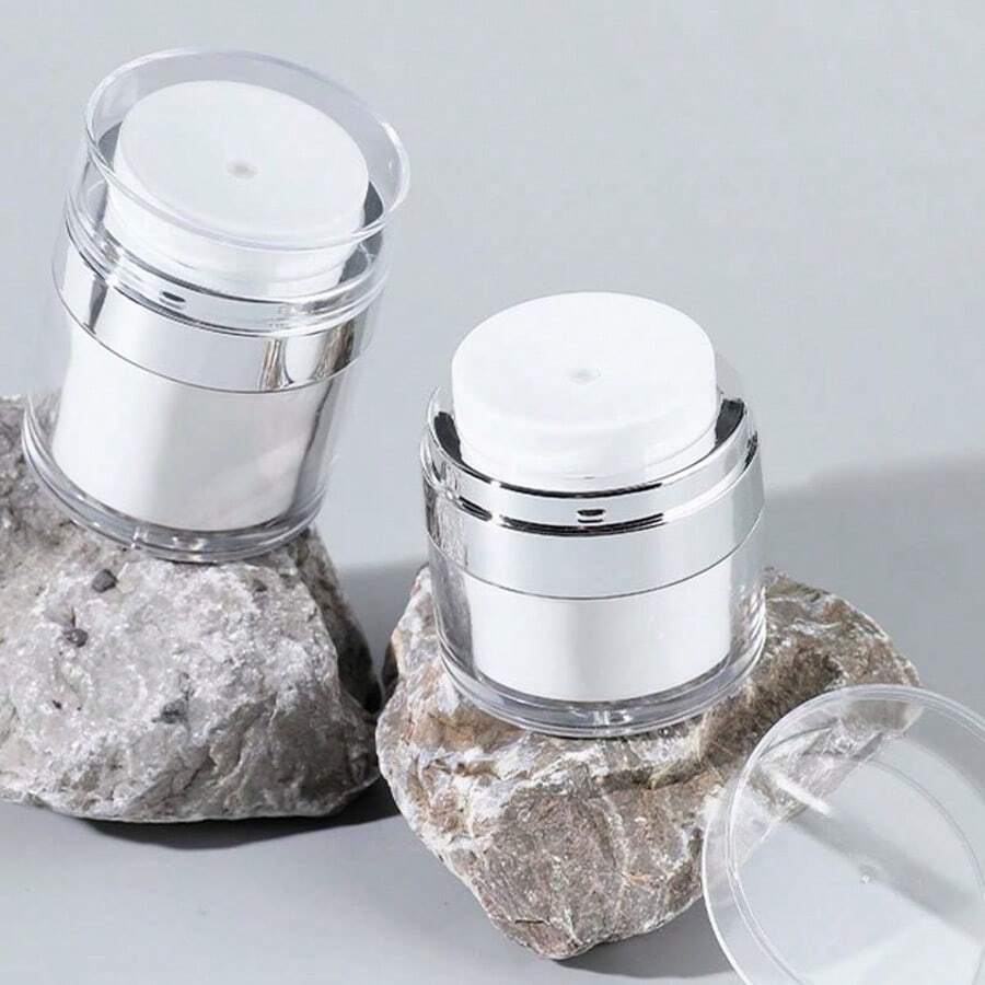1 Piece (30/50ml) Airless Tank-1.06/1.7oz Moisturizing Pump Distributor, Travel Emulsion Container Vacuum Bottle For Skin Care, Thick Moisturizing Cream.