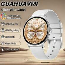 GUHUAVMI Women's Ultra-Thin Smart Watch With 1.43" HD Display, Wireless Calling, 100+ Sports Modes, Suitable For Android And IOS Health & Fitness Tracking