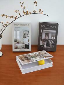 3本/1本可折叠装饰书，时尚书籍，印有国际城市名称。时尚家居装饰，适用于各种场景（房间装饰、家居装饰、卧室装饰、客厅装饰、办公室装饰、浴室装饰、桌面装饰、电视柜、大堂、书架）。各种节日礼品。 - 彩色 - 查看 9