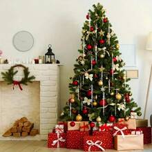 24pcs Transparent Spiral Icicle Christmas Ornaments, Artificial Ice Cicle Pendants, Christmas Tree Decorations, Home Decor, DIY Crafts, Birthday Party, Holiday Decorations