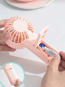 Portable Handheld Mini Fan - Battery Powered, Lightweight, Instant On For Outdoor Activities, Hiking, Travel, Desk, Summer Heat Relief