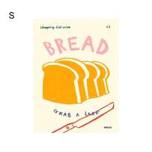 1件/3件套美食饮品插画墙饰 | 创意厨房墙饰，咖啡美食海报套装，家居装饰，现代餐厅咖啡馆艺术海报，秋季装饰 - 多色 - 查看 31
