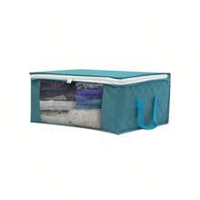 8 件大号可折叠衣物收纳袋，带窗口和提手，衣物收纳袋，毯子，地毯，礼品，玩具，节省空间的搬家袋，适用于卧室，家居，壁橱装饰装饰节日装饰房间装饰家居装饰卧室装饰礼服裤子鞋子牛仔裤靴子裙子卧室，收纳袋，家居收纳，女式白色 T 恤，女式黑色裤子，女士冬装，连衣裙，