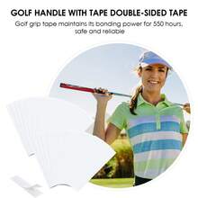 30 片装高尔夫握把胶带超强粘性双面握把胶带贴纸，用于重新固定高尔夫球杆 - 彩色 - 查看 6