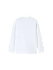 Annil Kinderkleidung: Mädchen, Mädchen, Jungen, Jungen, Erwachsene, Teenager, Mittelhals Langarm Strickpullover, einfaches bedrucktes T-Shirt, elastische anliegende Unterziehwäsche, Herbst