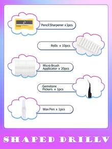 Kit de 200 joias para dentes com cola e ferramentas, cristais faça você mesmo para dentes, kit de joias com joias para dentes em vários formatos e fácil aplicação, moda Y2K, strass brilhantes para sorriso, uso iniciante e profissional (sem luz ultravioleta)