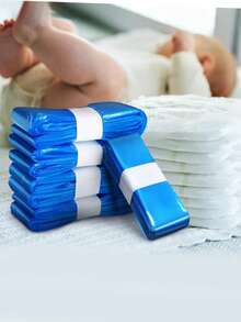1/2/3/4/5pcs Baby Diaper Trash Bags, Diaper Garbage Bag Refill (1 Pack = 4.5m) - Multicolor - View 1