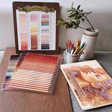 Ccfoud Professional Colored Drawing Pencil Set, 72 Colors In A Set, Skin Tone Colored Pencils For Portrait And Skin Tone Artists, Perfect For Artists To Sketch, Draw, Color, Layer And Blend Back To School