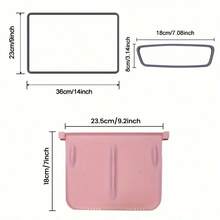 3件套特斯拉Y/3中控台屏幕硅胶保护套、无线充电硅胶垫、后视镜框保护套、内饰装饰及改装配件 - A - 查看 6