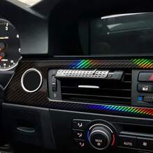 1 Roll Rainbow Black Laser PVC Protective Film - Waterproof, Scratch-Resistant, UV-Resistant - Fashionable & Elegant, Suitable For Various Vehicle Models - one-size - View 5