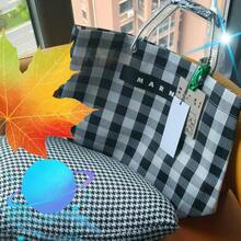 Women Top Handle Bags - 黑白 - 查看 2