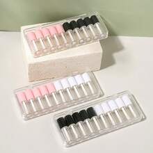 10 tuýp son bóng nhựa 4ml, hộp đựng son dưỡng môi bằng nhựa, bao bì son dưỡng môi, hộp đựng mỹ phẩm, đồ trang điểm, giá rẻ, trang trí phòng, bàn trang điểm, du lịch, phòng ngủ, phụ kiện trang điểm, giá rẻ, đồ nhét tất, đồ trang điểm, dụng cụ trang điểm, đồ giá rẻ, quà tặng, quà tặng cho phụ nữ, quà tặng Giáng sinh - Nhiều màu - Xem 2