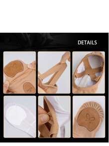 Daydance 女士弹力专业软底芭蕾舞鞋蝴蝶云软鞋芭蕾平底弹力瑜伽健身舞蹈鞋