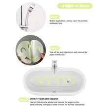 10pcs Glow Tapes Luminous Sticker Down Stair Anti-Slip Mat Anti-Skid Shower Strips Bathtub Non-Slip Sticker For Home Dration