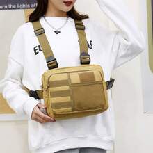 Chaleco táctico y arnés - Marrón - Ver 6