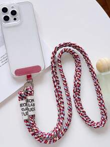 قطعة واحدة سيور هاتف محمول مضفر يدويًا من 3 خيوط