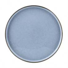 Annecy Plates And Bowls Sets Dinnerware Set For 4 12 Pieces Dish Set Reactive Blue