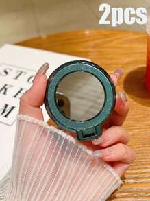 1 件磁性手机支架磁性手机背贴百搭支架镜面蝴蝶闪光