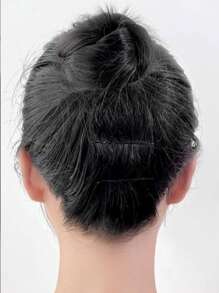 Fermaglio per capelli nero monoblocco per donne, fermaglio per frangia laterale, accessorio per capelli per fissare lo stile, fermaglio a U piatto, fermaglio a pinza, fermaglio a scatto, fermagli per capelli, fermaglio per capelli, pinze per capelli