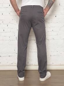 Men's Tailored Twill Trousers, Sporty Fine, Knife Pocket, Built-In Pocket - CHUMPO - 查看 4