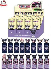 Sanrio [1pc Random]Sanrio Kuromi Poker Kingdom Series Blind Box - Cute Cartoon Figurine, Limited Edition Collectible Toy, Perfect For Birthday/Party/Christmas Gifts (Random Delivery, Desktop Decor)