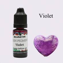 24 色 10ml 高浓度酒精基墨水，浓缩环氧树脂涂料彩色染料，非常适合树脂培养皿、杯垫、绘画、玻璃杯制作 - Alcohol Ink - 查看 15