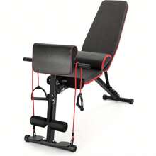 Weight Bench, Foldable Adjustable Weight Bench, Foldable Gym Workout Bench Press, Foldable Strength Training Bench- 7 Incline Positions For Weight Training Fitness In The Gym Or Home - Variant1 - View 2