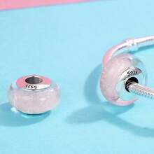 WOSTU WOSTU 1 buc 925 Sterling Silver Pearl Pearl Pearl Pearl Pearl Charms pentru brățară DIY bijuterii fine accesorii